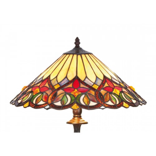 Stolní lampa Tiffany COT-02+PBLM11