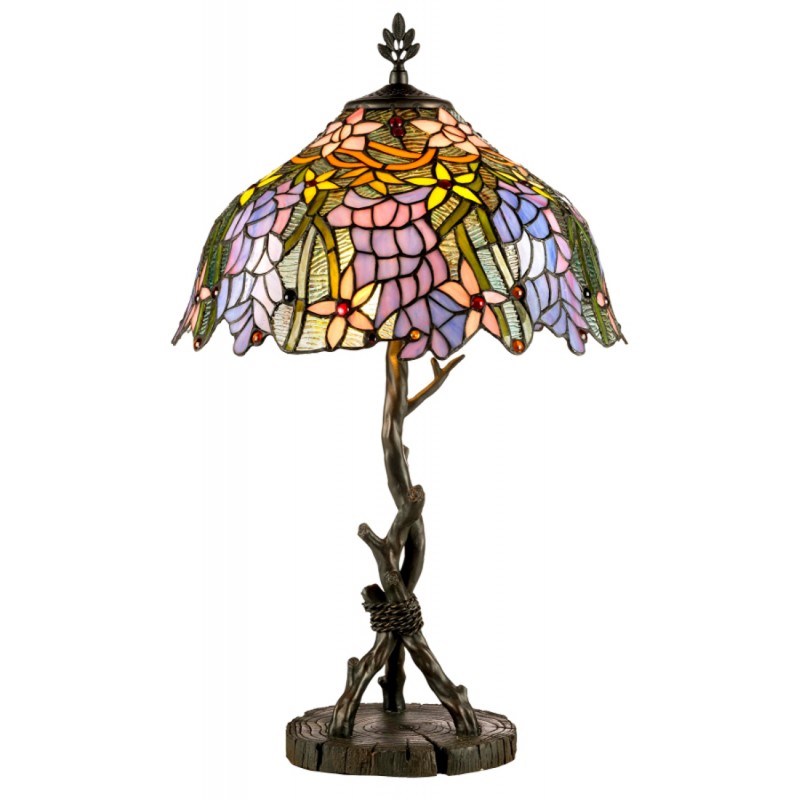 Stolní lampa Tiffany KT1082+AG711