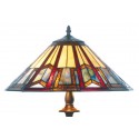 Stolní lampa Tiffany, LPTS02+PBLM11