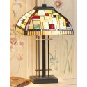 Stolní lampa Tiffany, TT109+PBLM12