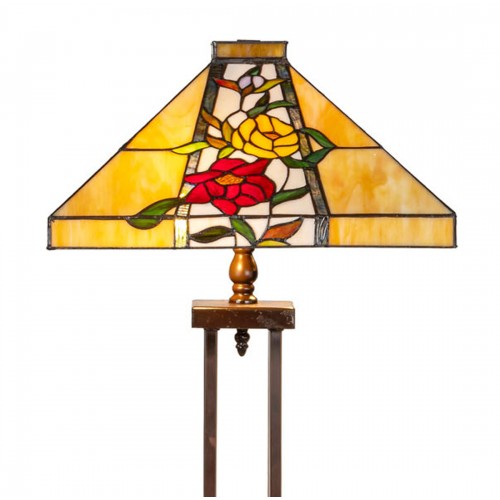 Stojací lampa Tiffany NBS161513+BK001