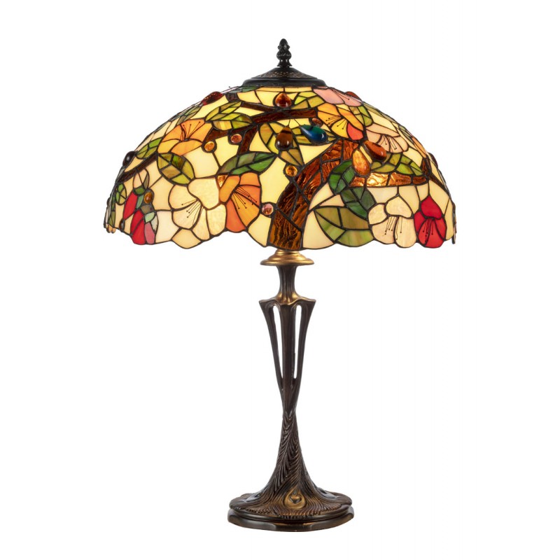 Stolní lampa Tiffany 16639+PBLM11