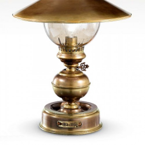 Stolní lampa rustikální Grecale 530/1LA-BRSF Cremasco