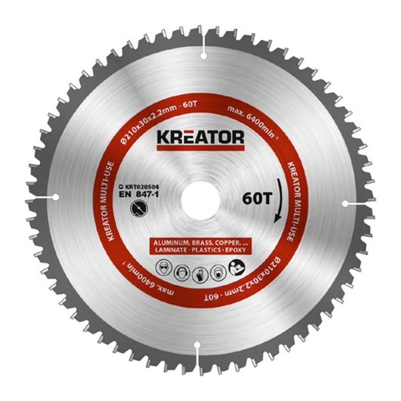 Pilový kotouč univerzální, Ø 210 mm, Kreator