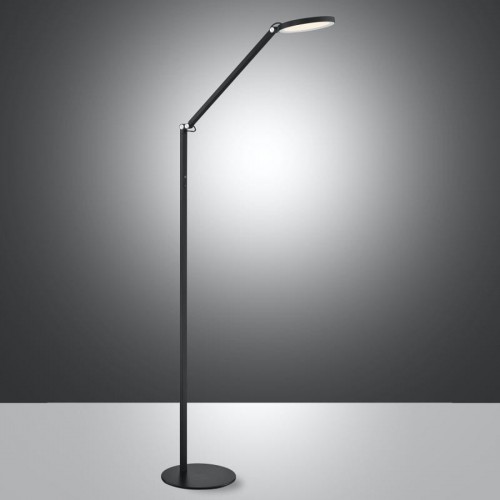 LED stojací lampa Regina, 9 W, černá