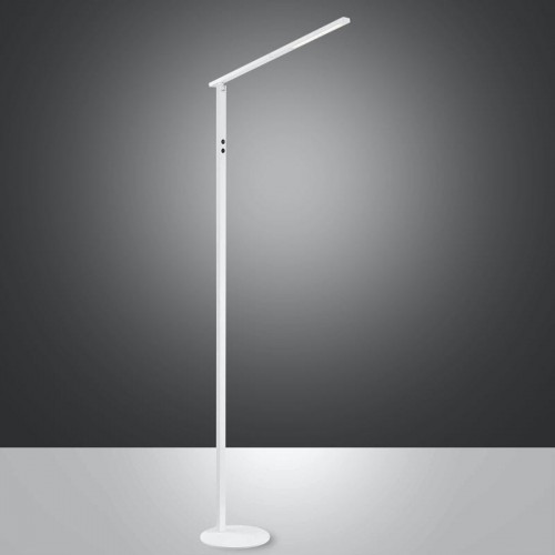 LED stojací lampa Ideal, bílá