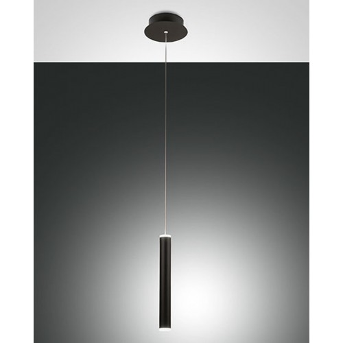 LED závěsné svítidlo Prado 3685-40-101 Fabas Luce, 6,5W, černá