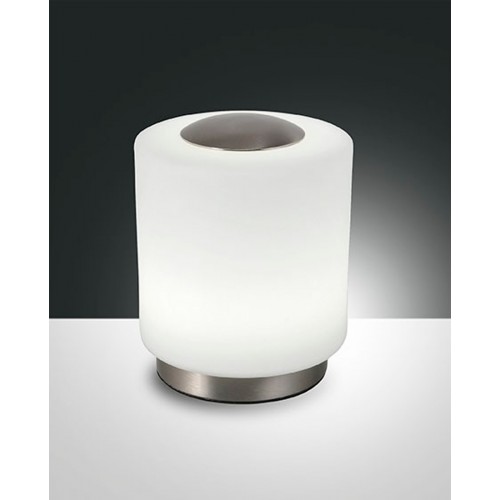 LED stolní lampa Simi 3257-30-178 Fabas Luce - matný nikl