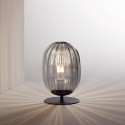 Stolní lampa moderní Infinity 3519-30-126 Fabas Luce - kouřové sklo