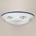 Nástěnné svítidlo rustikální Bassano 365/1AP-CE1-BL Cremasco - modrý dekor