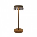 LED stolní lampa Iluna 90308 nabíjecí Redo Group - corten