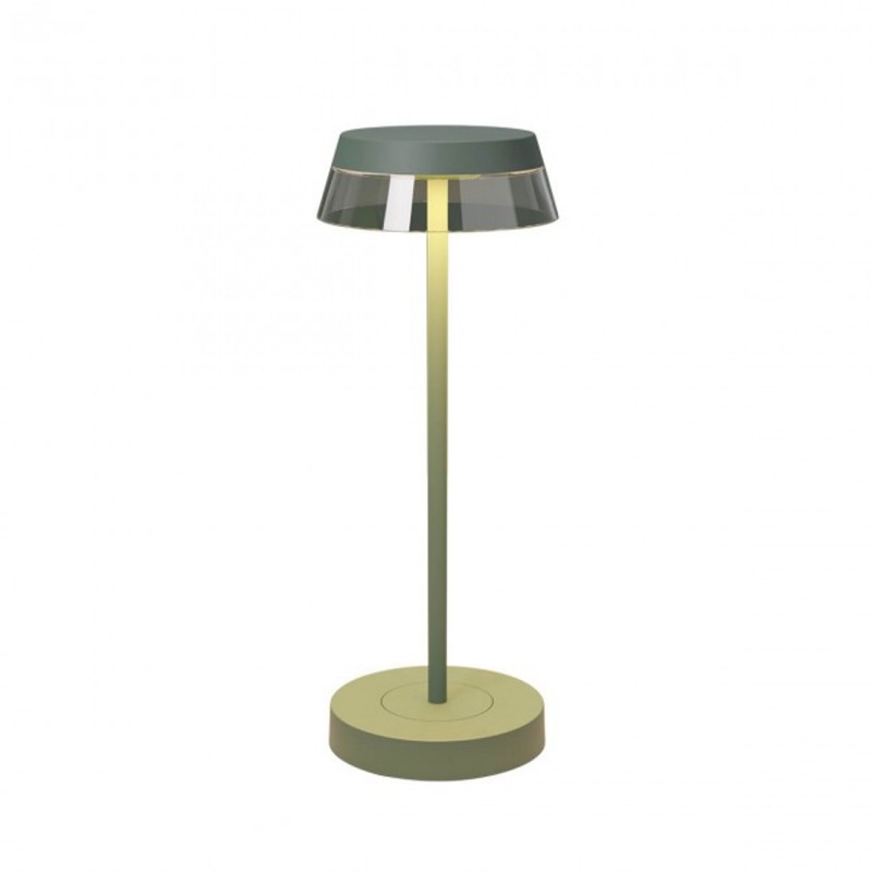 LED stolní lampa Iluna 90309 nabíjecí Redo Group - matná zelená