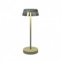 LED stolní lampa Iluna 90309 nabíjecí Redo Group - matná zelená