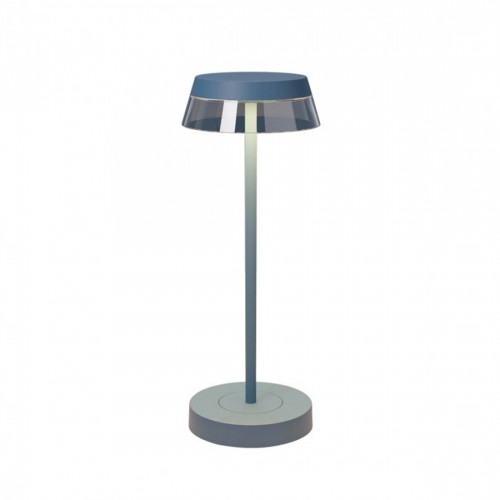 LED stolní lampa Iluna 90310 nabíjecí Redo Group - matná modrá