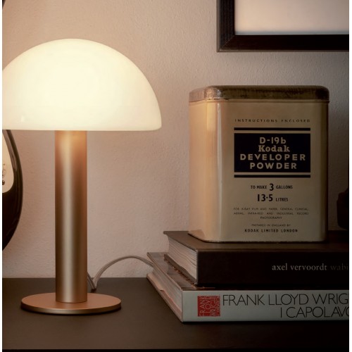 Stolní lampa moderní Lumien 01-2478 Redo Group - matná zlatá