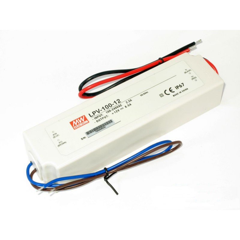 Napaječ pro LED Mean Well LPV-100-12 - 100W, 12V DC