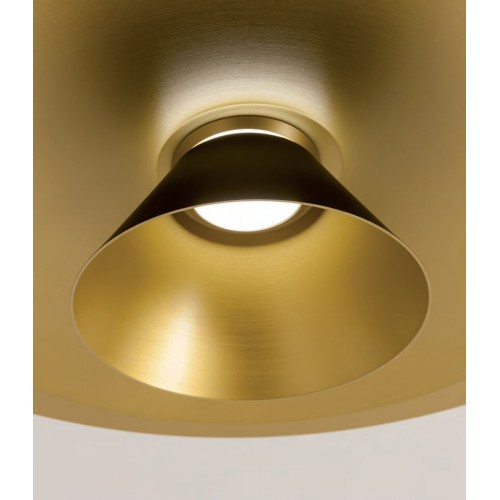 LED závěsné svítidlo Fargo 01-3001 Redo Group - matná černá/matná zlatá