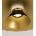 LED závěsné svítidlo Fargo 01-3001 Redo Group - matná černá/matná zlatá