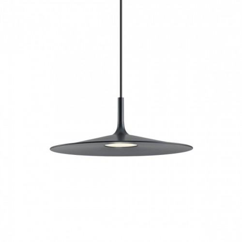LED závěsné svítidlo Kai, černá, 16 W Redo Group, Ø 400 mm 