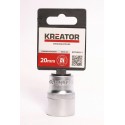 Klíč nástrčný 1/2" KRT502011 Kreator, 20 mm