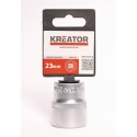 Klíč nástrčný 1/2" KRT502014 Kreator, 23 mm