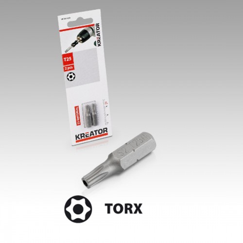 Bity Torx, TTa 10 - TTa 40, 25 mm, Kreator