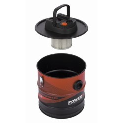 Separátor / vysavač popela akumulátorový, 20 l, bez aku, Powerplus DP