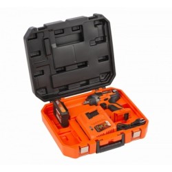 Utahovák rázový akumulátorový, 220 Nm, 1 x aku 2.0 Ah, Powerplus DP