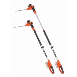 Nůžky na živý plot akumulátorové teleskopické, 600 mm, bez aku, Powerplus DP