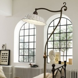 Stojací lampa rustikální Anita